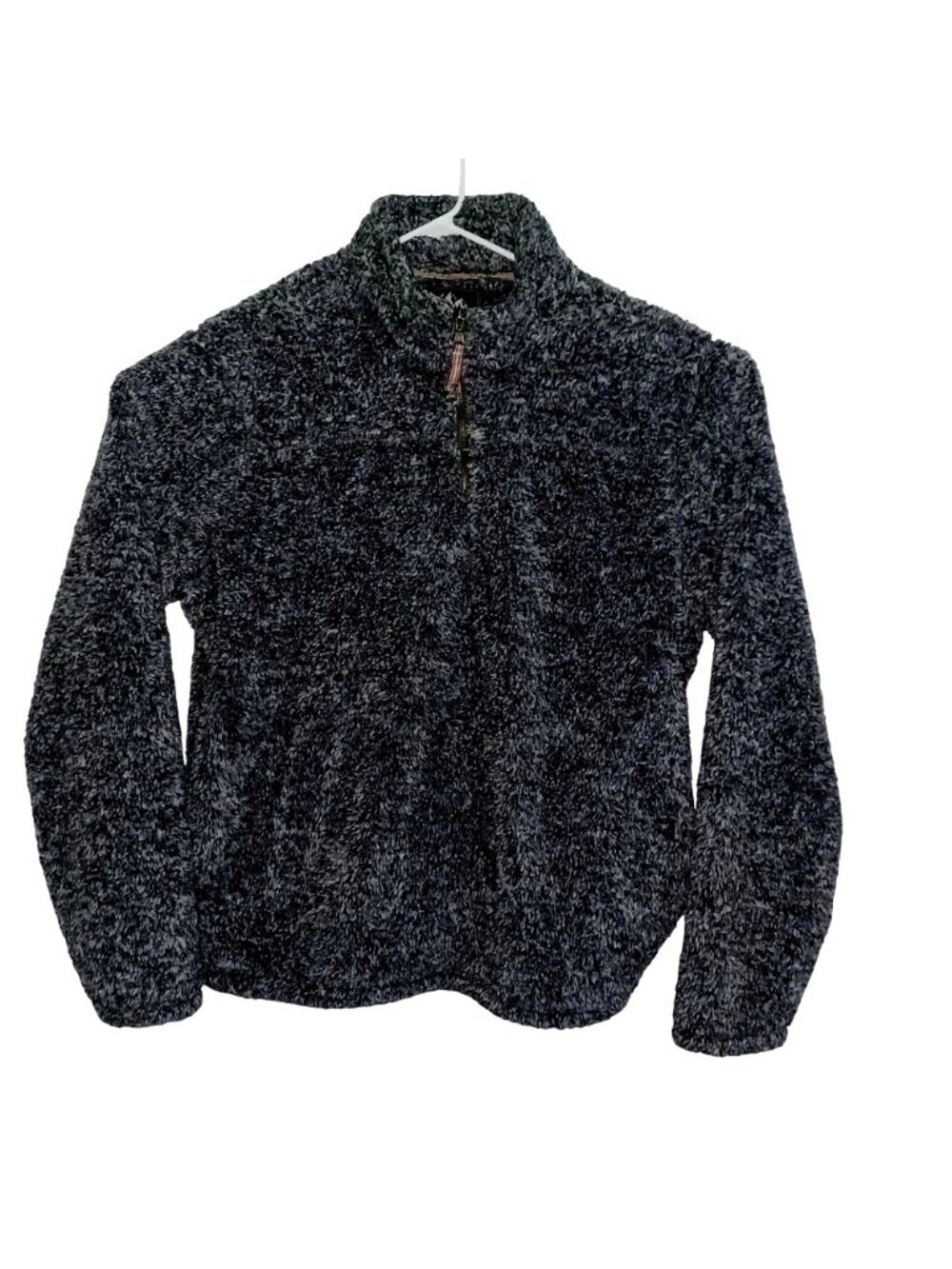 Jacket Outdoor Cabincore Plush Cozy Alpine Sherpa Pullover Relaxed Women's 2XL
